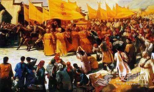 洪秀全请人写对联，此人写完之后，洪秀全却将此人杀掉