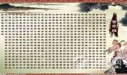 百家姓中前四个姓氏是有来历的,你知道吗？