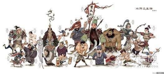 水浒的一百单八将从何由来？早期流传的水浒故事也都是三十六人