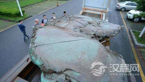 世界最大自然铜，26吨世界最大自然铜形如中国地图