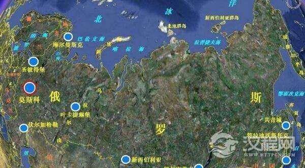 世界上面积最大的国家，俄罗斯（1709.82万平方千米）