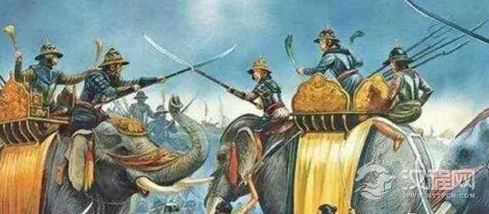 南汉花了血本训练了一只大象战队，最后还是灭亡了