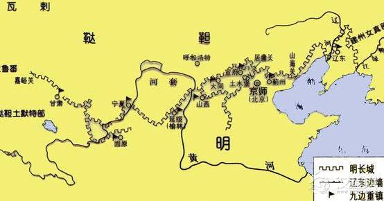 明朝最重要的五个城池是哪里？分别属于现在的什么地方