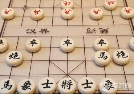 象棋中的楚河汉界在什么地方 其中的排列循序有什么讲究呢