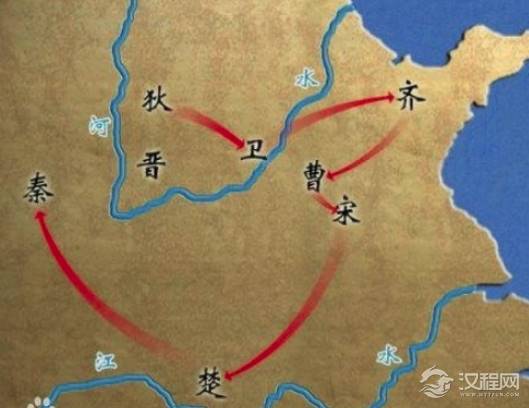 晋文公流亡期间没有礼遇他的国家后来怎样了?