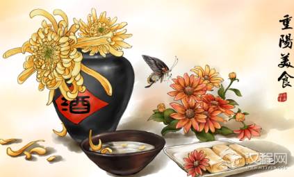 古人怎么过重阳节：登高、赏菊喝酒吃花糕