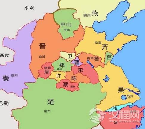 战国时期的地域分布，在战国你是哪个国家的？