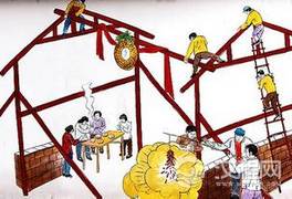 什么是“上梁”？上梁为什么要挂红绸布？