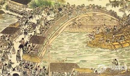 对于《清明上河图》的别浦津渡，现存宋代诗词有涉及吗？