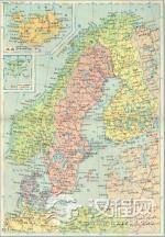北欧——世界史北欧地图