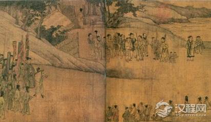 南宋佚名作家所作：《迎銮图》赏析 现藏于上海博物馆