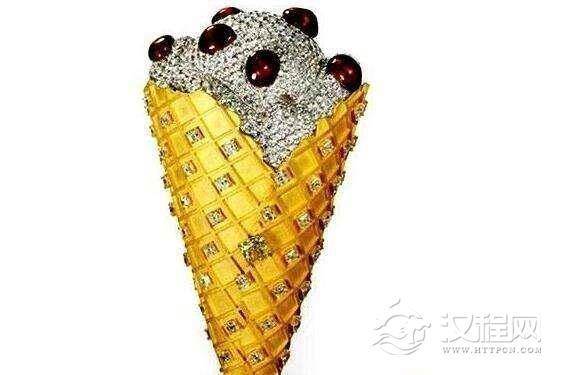 世界上最贵的冰淇淋:价值677万人民币的甜筒