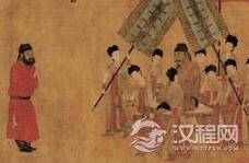 阎立本为李世民见和亲使者禄东赞所画的是什么