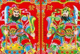 古人在春节期间门上贴门神是有什么作用?