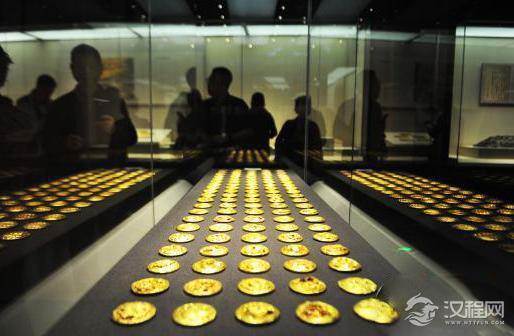 海昏侯墓922件文物惊艳亮相南昌 成排金器抢眼