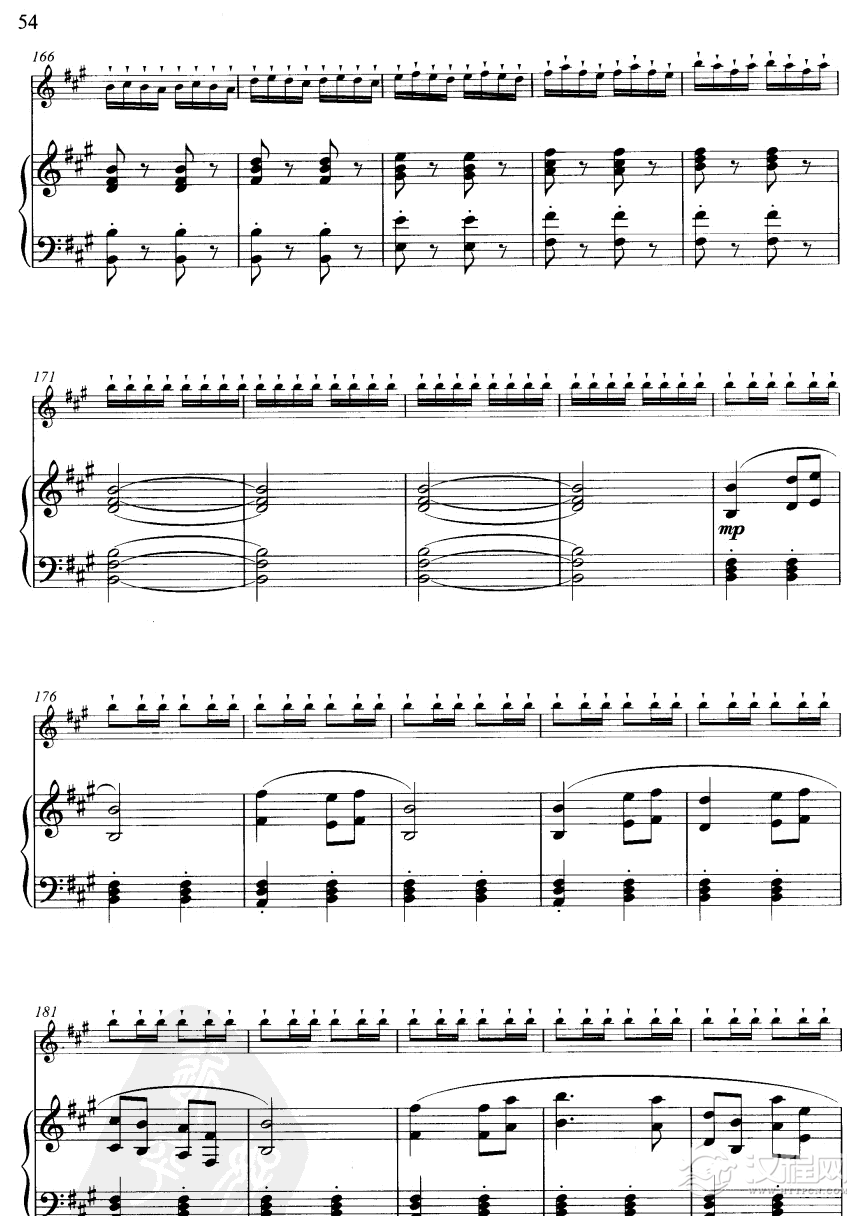 小八路勇闯封锁线(线谱版)笛箫谱