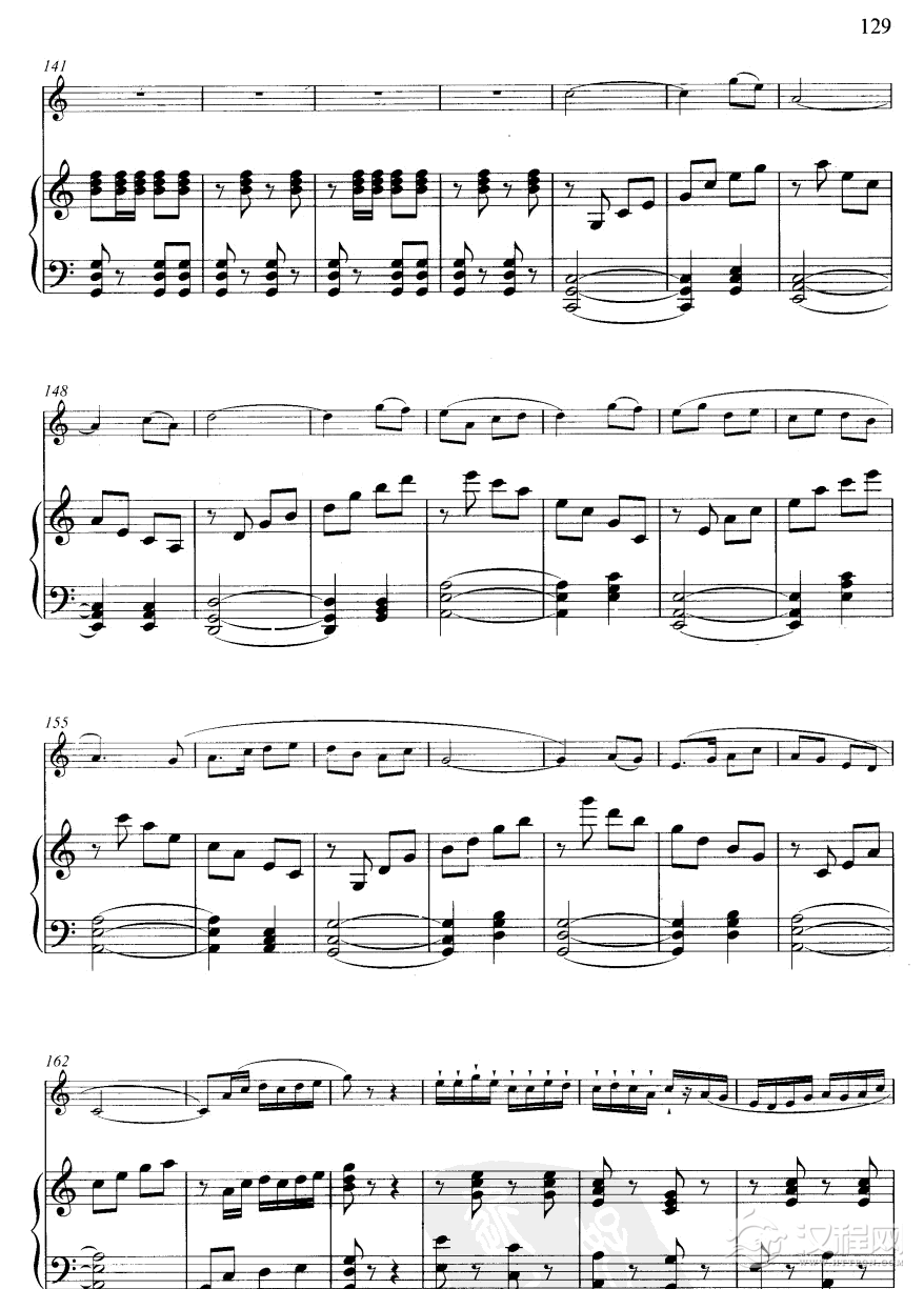 春风遍江南(线谱)笛箫谱