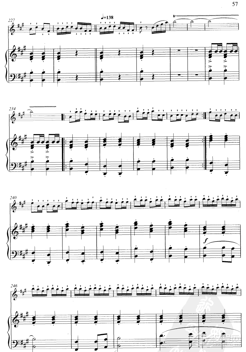 小八路勇闯封锁线(线谱版)笛箫谱