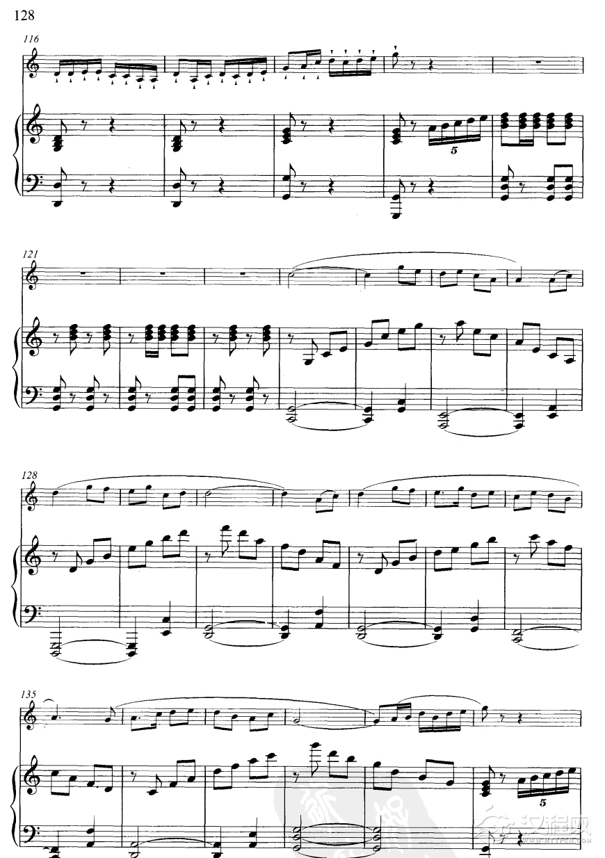 春风遍江南(线谱)笛箫谱