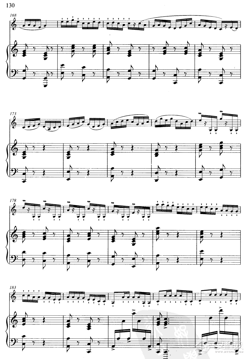 春风遍江南(线谱)笛箫谱