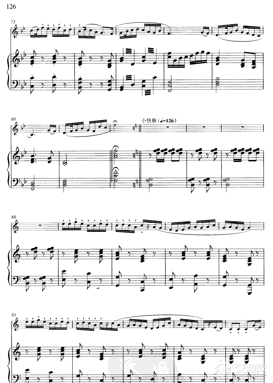 春风遍江南(线谱)笛箫谱