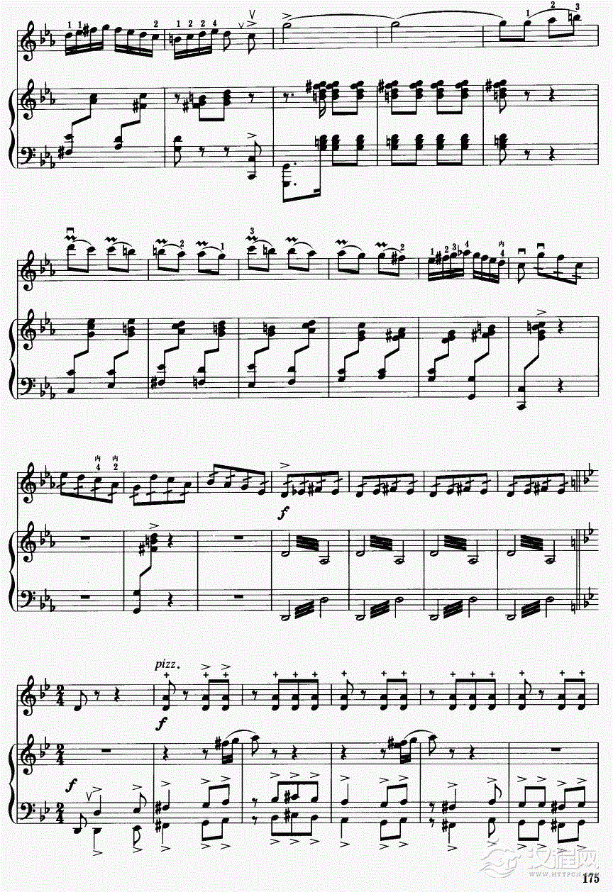 天山风情（钢伴谱）12二胡谱