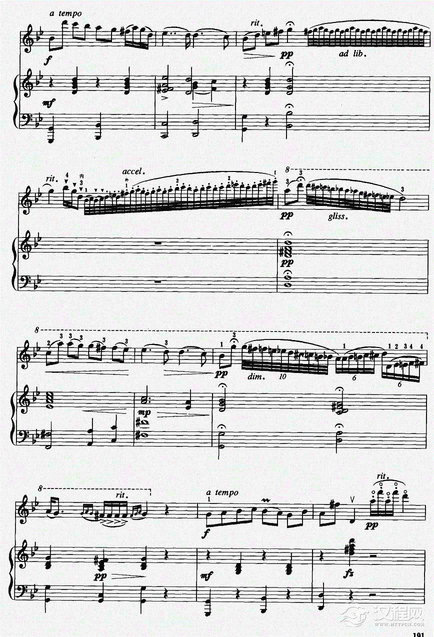 流浪者之歌（钢伴谱)3二胡谱