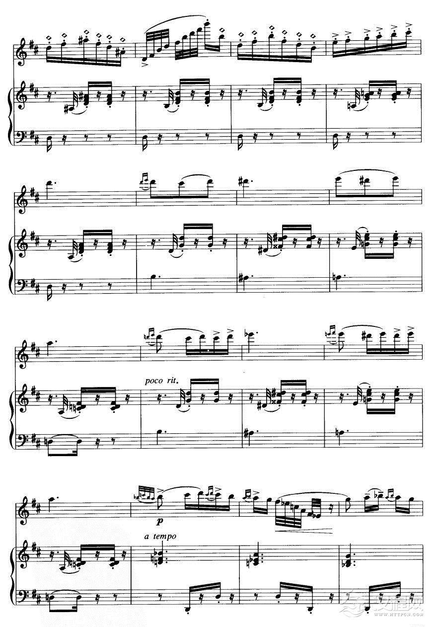 卡门主题幻想曲（钢伴谱）18二胡谱