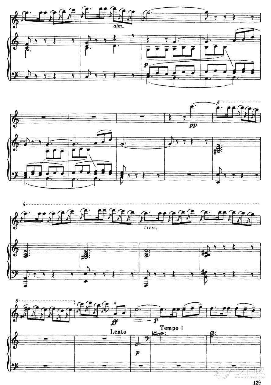 卡门主题幻想曲（钢伴谱）14二胡谱