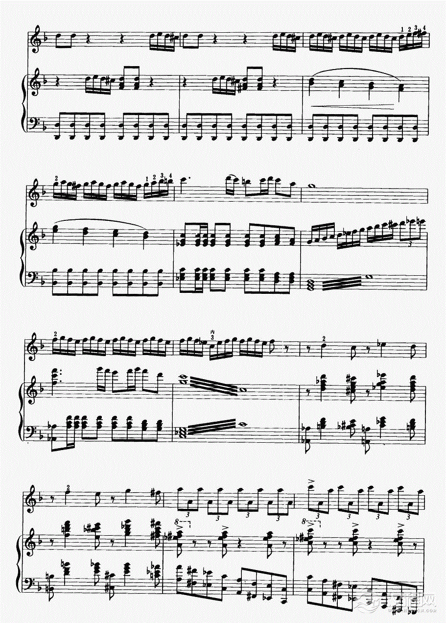 贵妃情（钢伴谱）15二胡谱