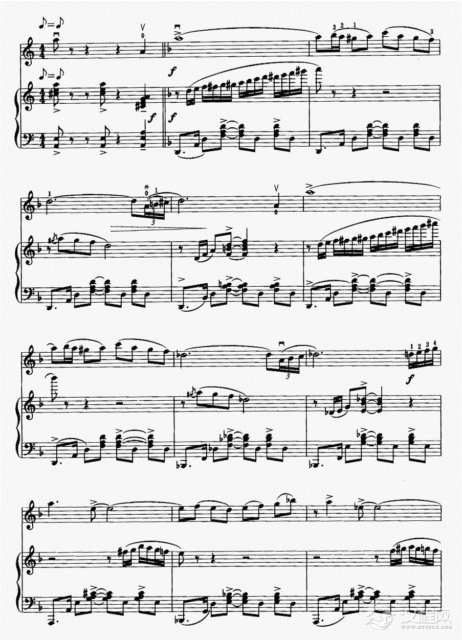 天山风情（钢伴谱）5二胡谱