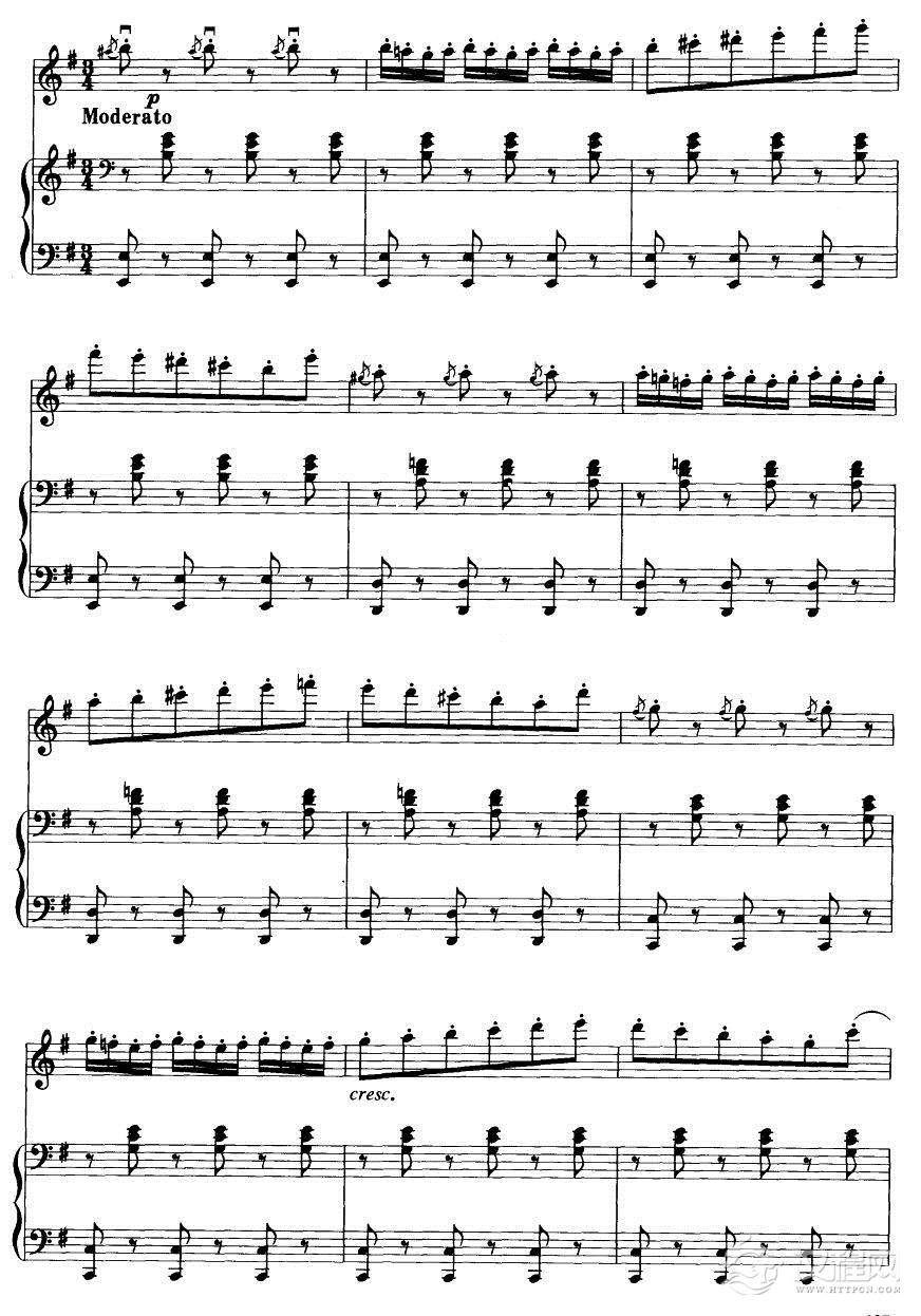 卡门主题幻想曲（钢伴谱）22二胡谱