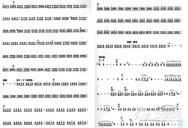 阿细跳月3二胡谱