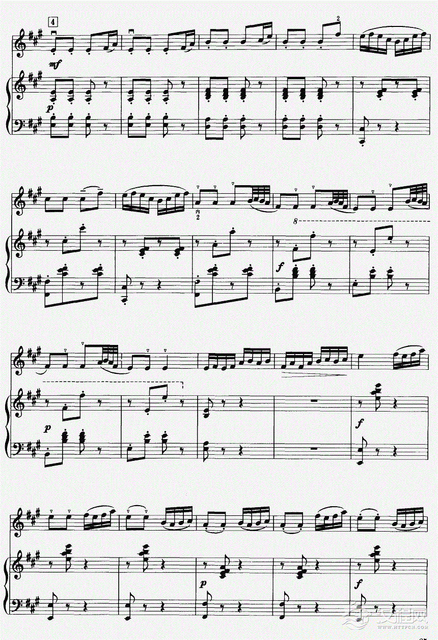 梁山伯与祝英台（钢琴伴奏）9二胡谱