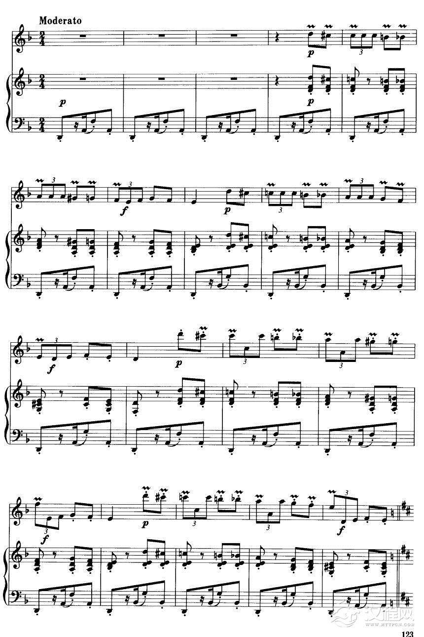 卡门主题幻想曲（钢伴谱）8二胡谱