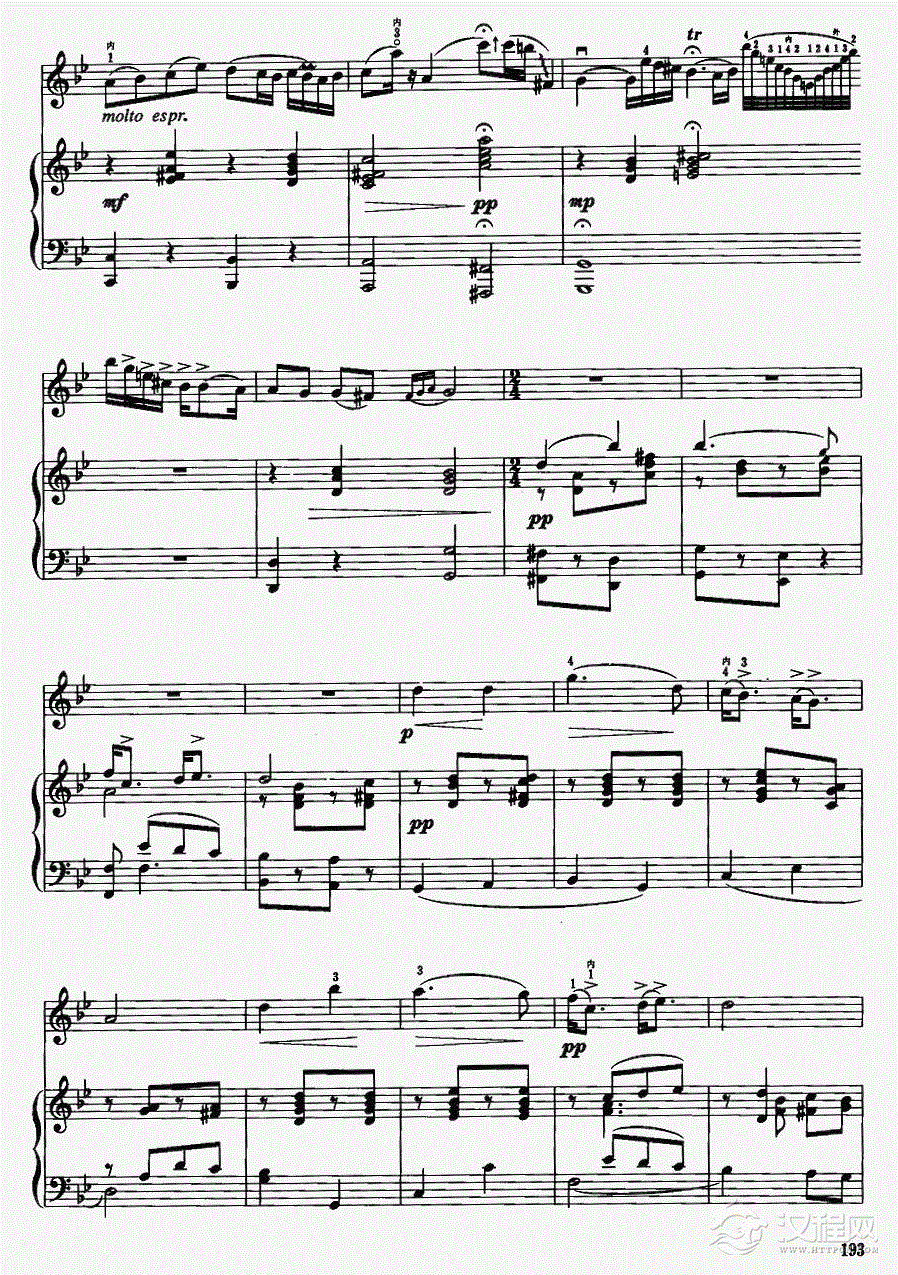 流浪者之歌（钢伴谱)5二胡谱