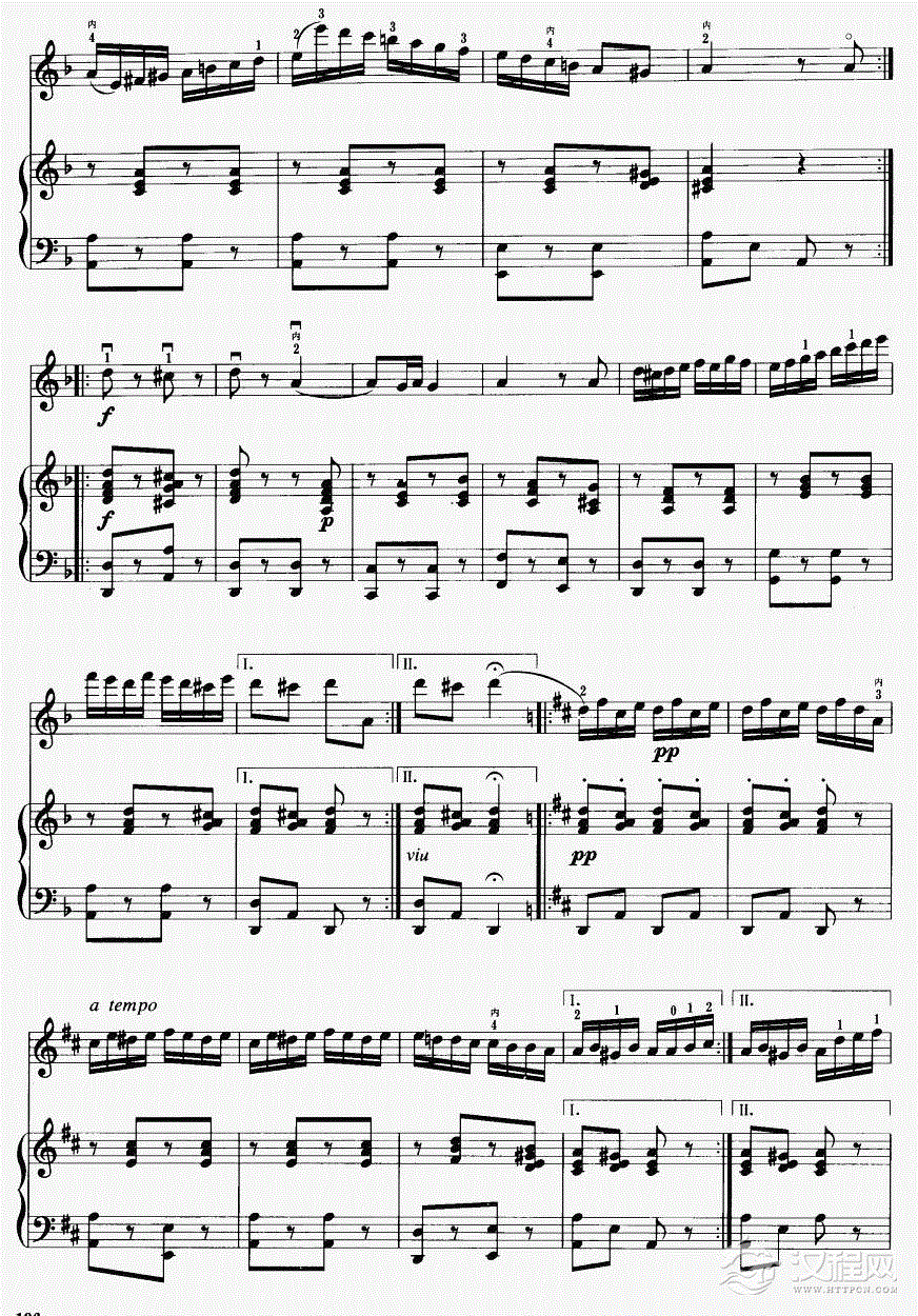 流浪者之歌（钢伴谱)8二胡谱