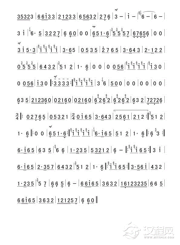 山村来了售货员（二胡独奏）简谱