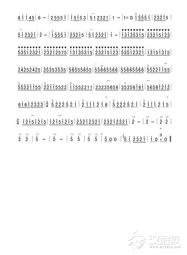 火车开进彝家寨简谱