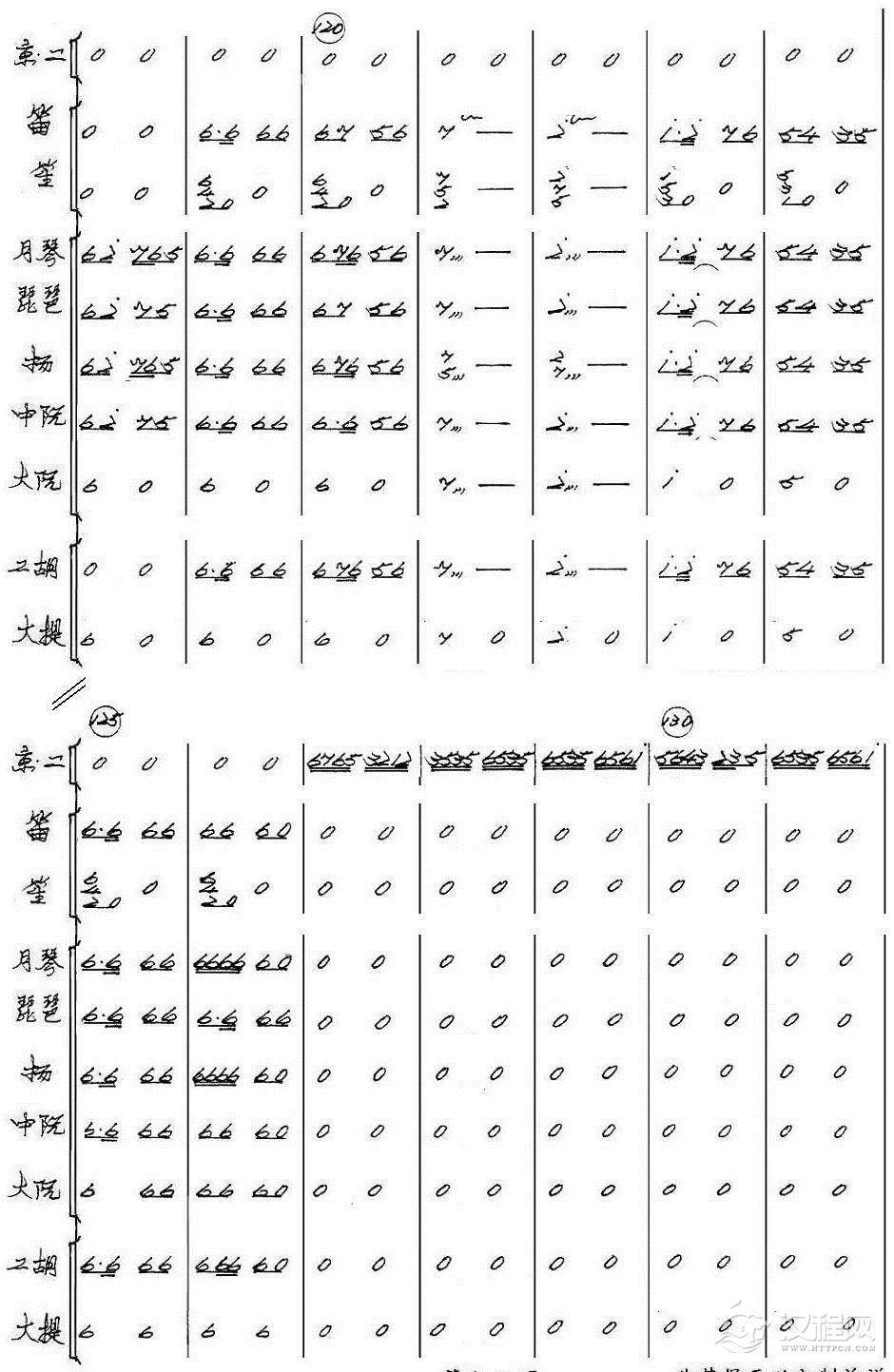 丝竹情（京胡与乐队）15总谱