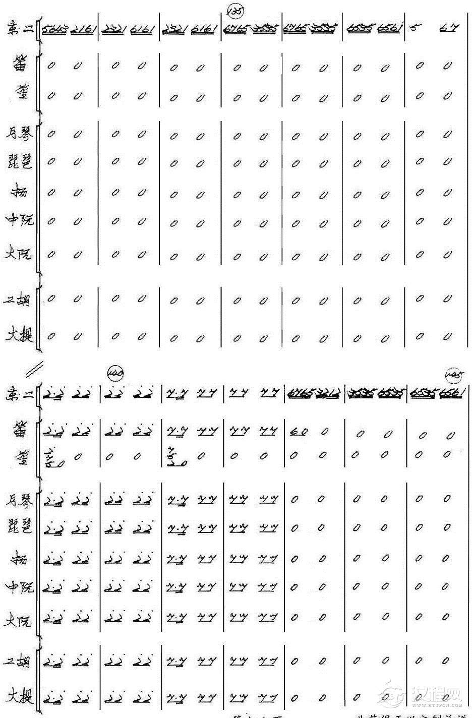 丝竹情（京胡与乐队）16总谱