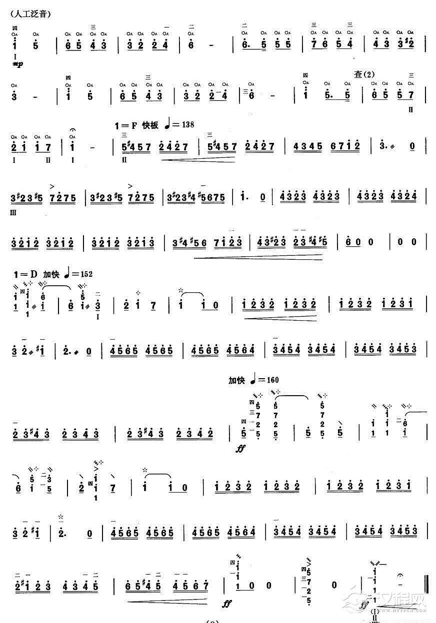 柳琴八级：查尔达斯舞曲其他曲谱