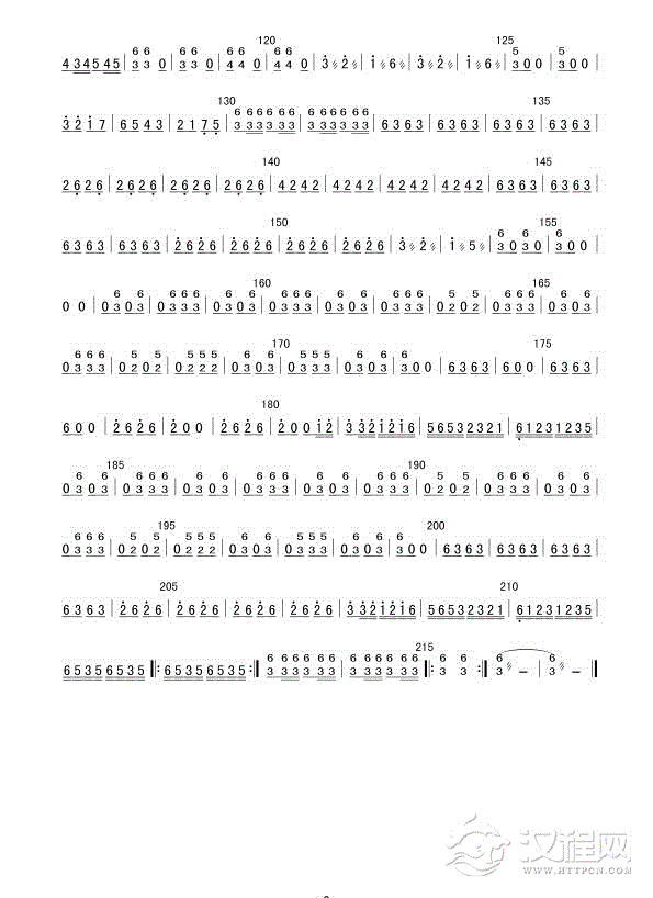 草原小骑兵（琵琶分谱）总谱