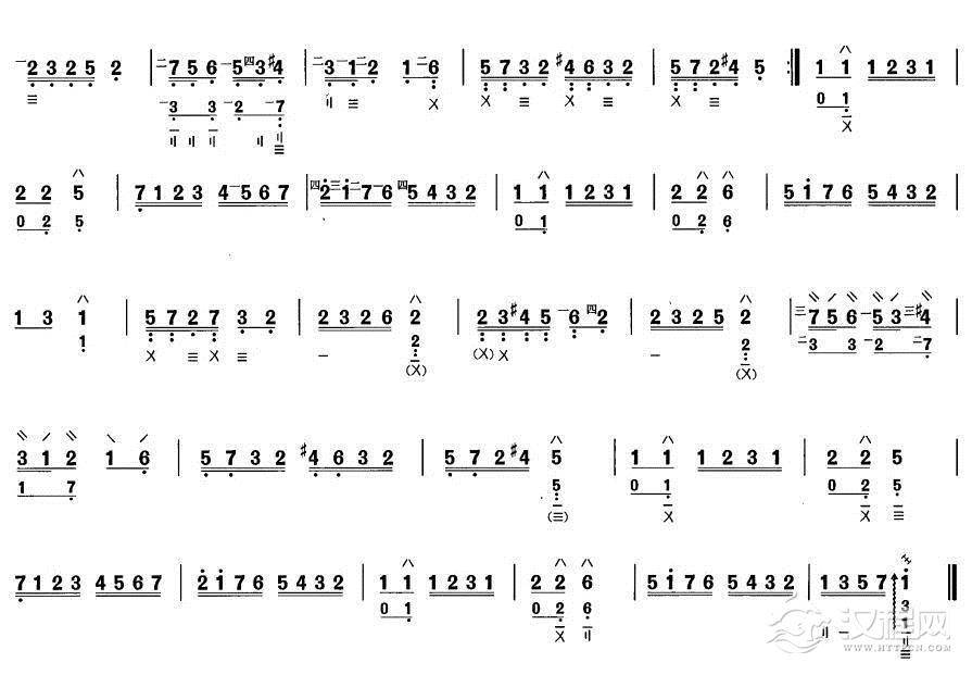 永远快乐(琵琶谱)简谱