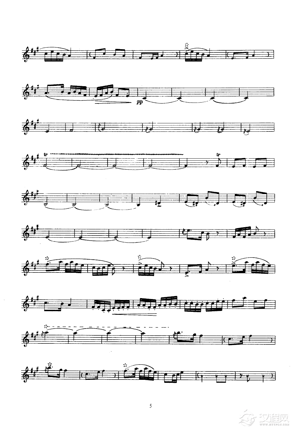 庆丰收(唢呐)(线谱)简谱