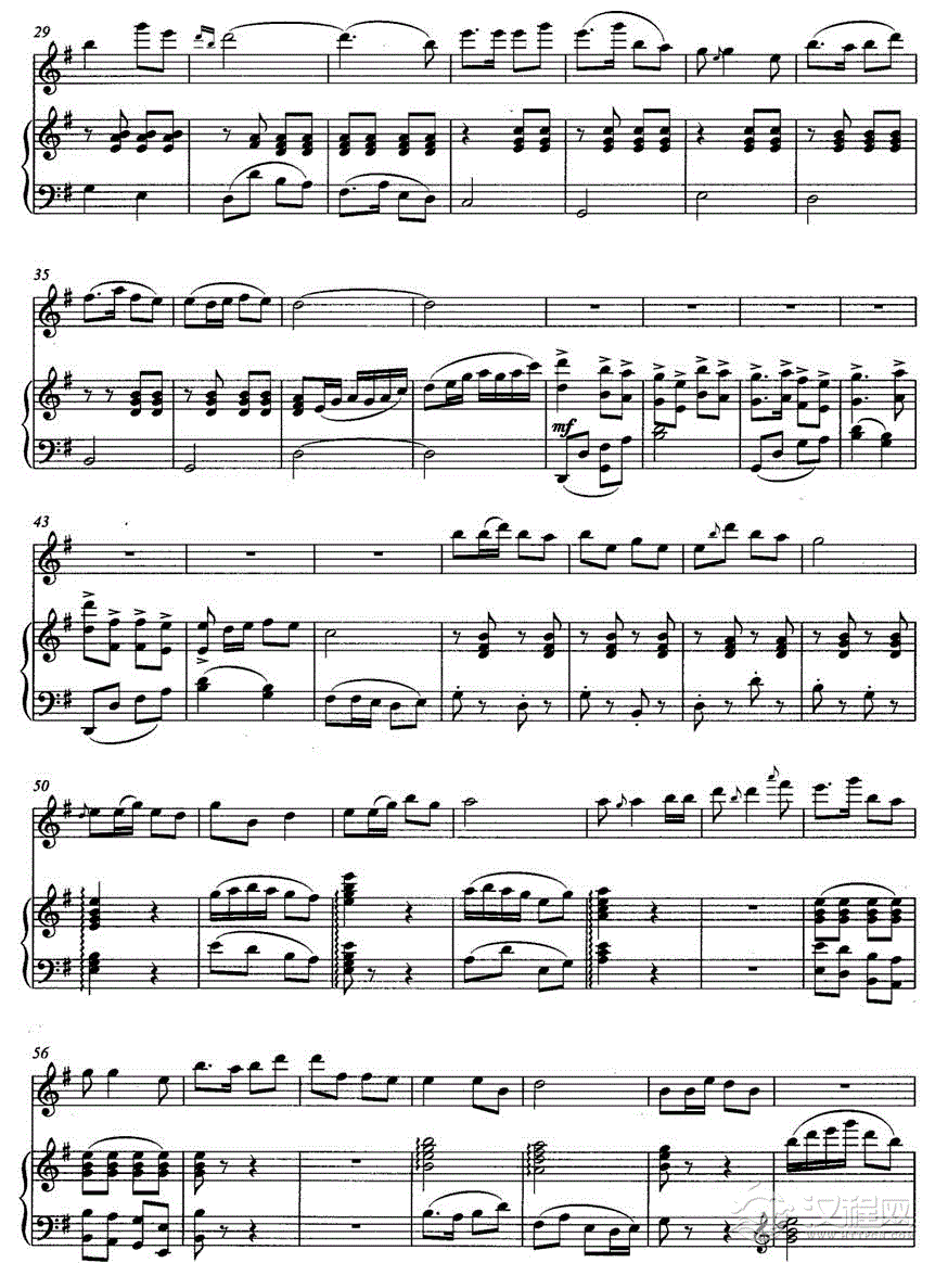 乡韵（唢呐独奏+钢琴伴奏）P2其他曲谱