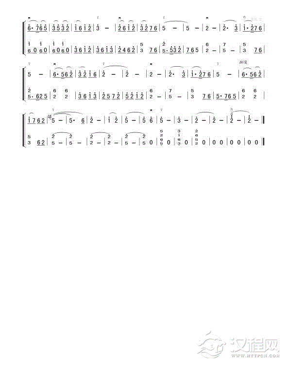 山村晚霞(二胡独奏曲