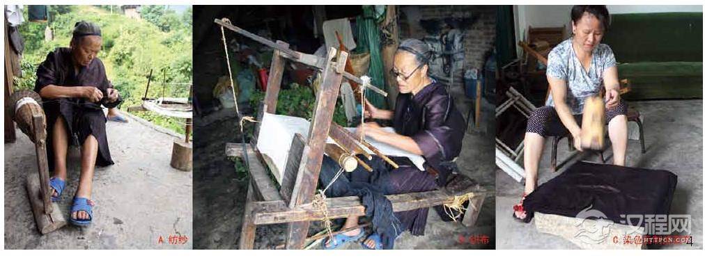 4.锡绣底布准备工序