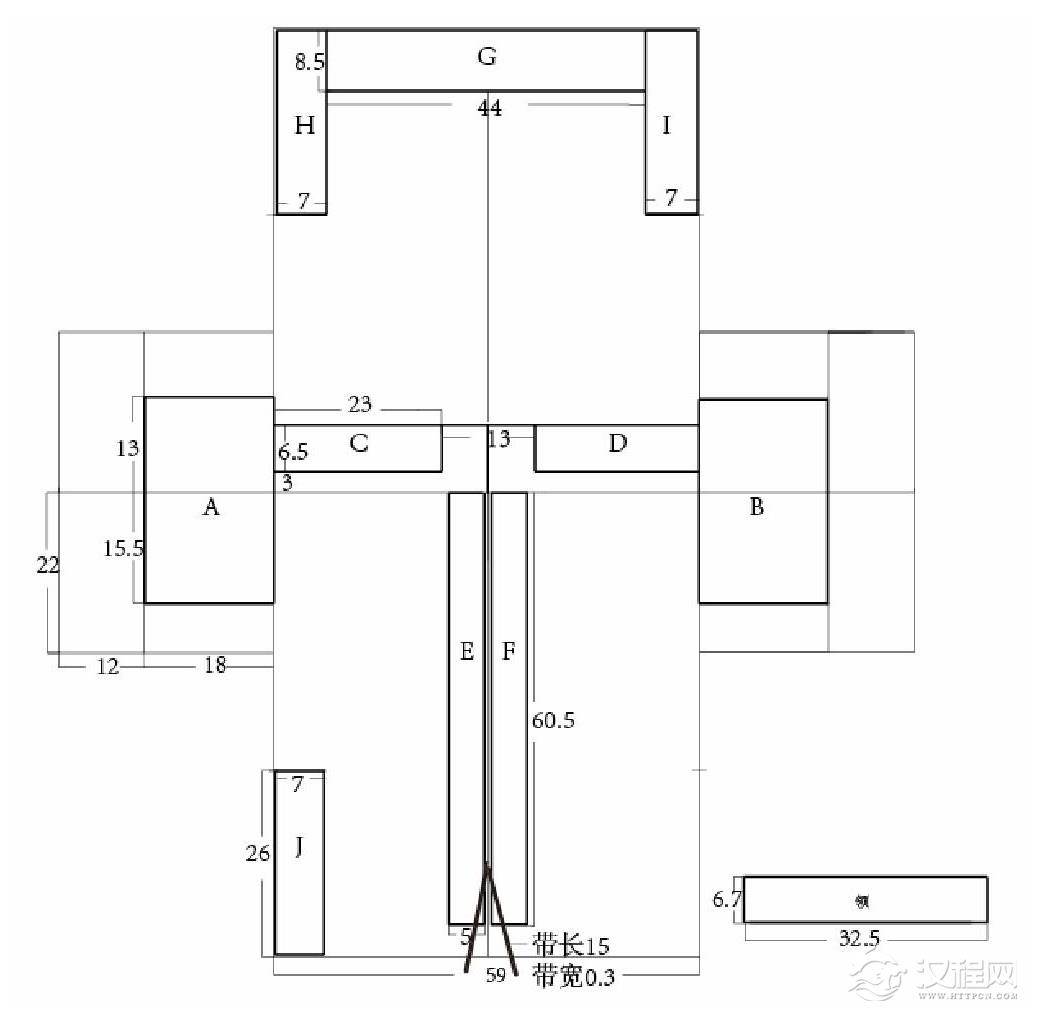 雄衣标本饰边分局的复原