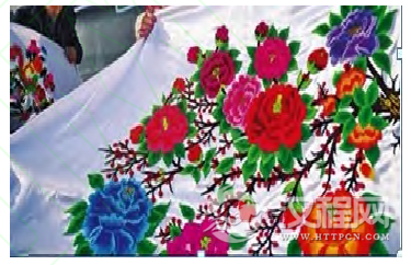 回族妇女刺绣作品